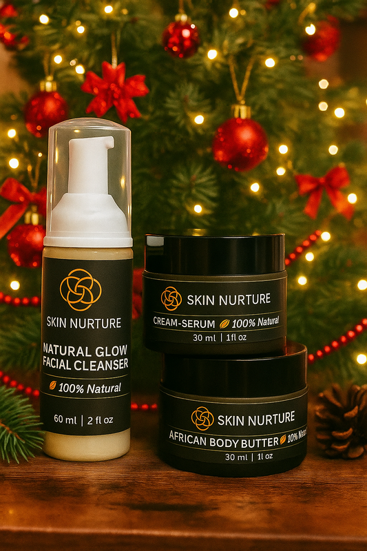 Organic skincare Christmas gift set