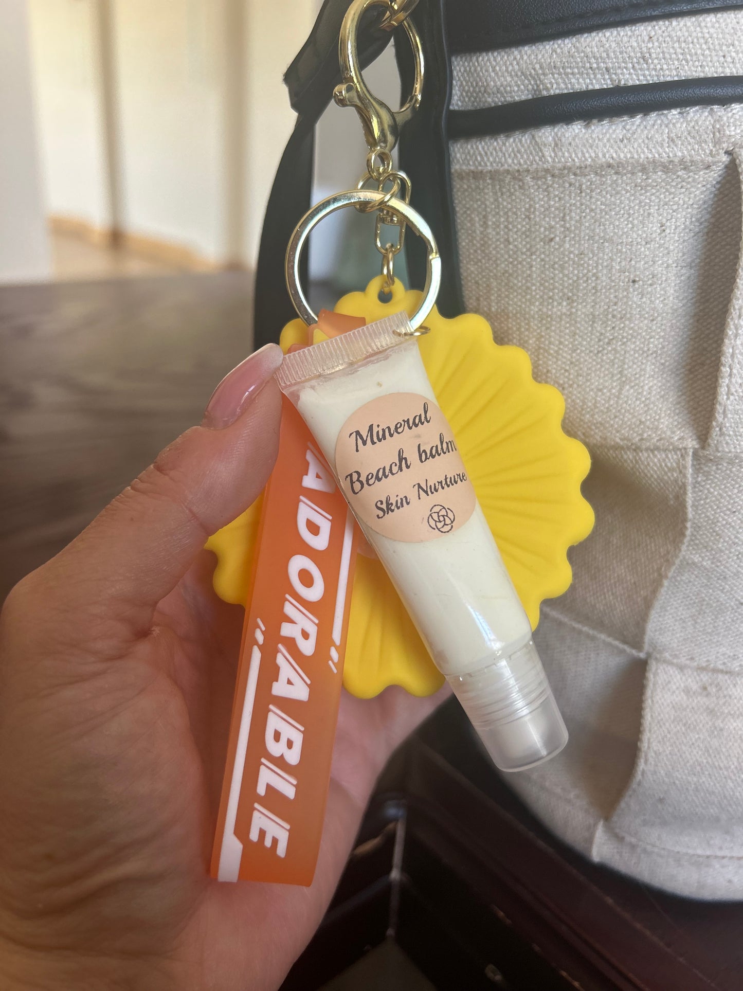 Natural Mineral Moisturising Beach Balm (SPF 35)with key holder