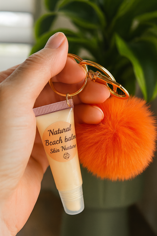 Halloween gift 🎃             Natural Moisturising Beach Balm with Orange key holder