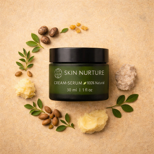 Organic Nurturing Night Cream-Serum (1 oz)
