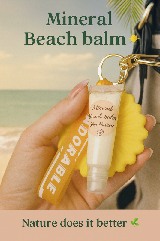 Natural Mineral Moisturising Beach Balm (SPF 35)with key holder