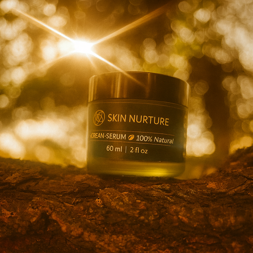 Nourish & Nurturing Cream Serum 2oz | Organic Face Moisturizer for Dry & Hormonal Skin | Natural Anti-Aging Skincare, Authentic Handmade
