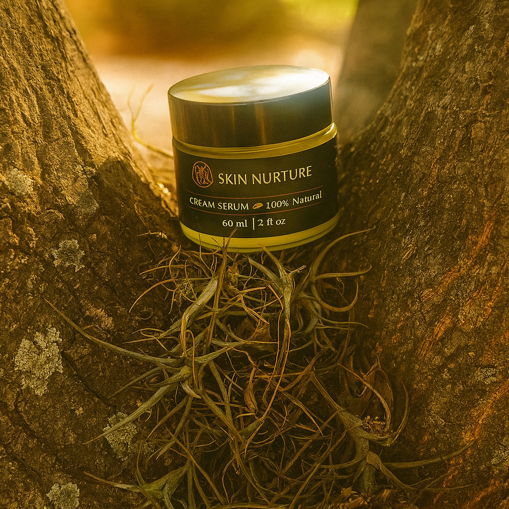 Nourish & Nurturing Cream Serum 2oz | Organic Face Moisturizer for Dry & Hormonal Skin | Natural Anti-Aging Skincare, Authentic Handmade