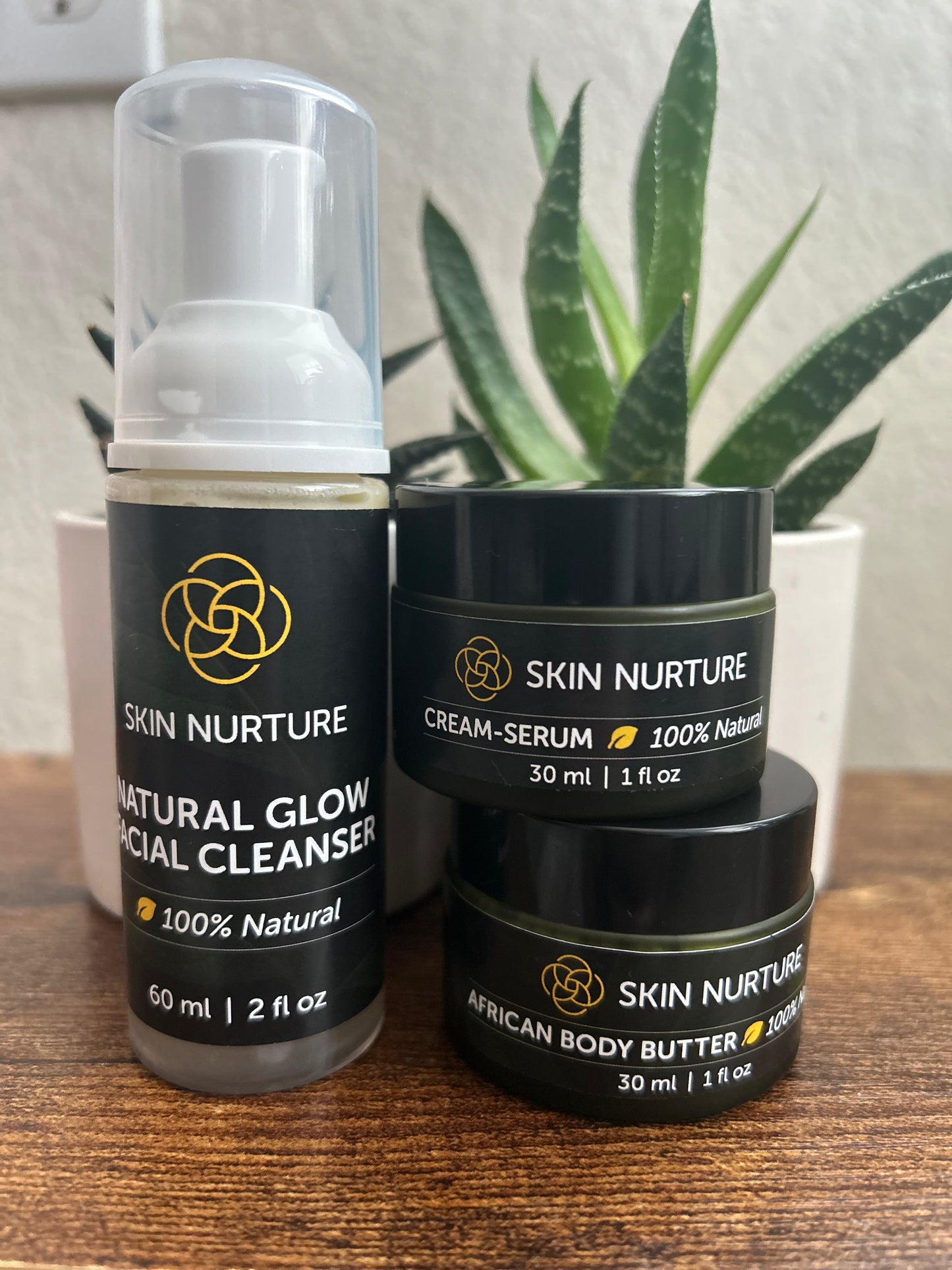 Organic skincare gift set