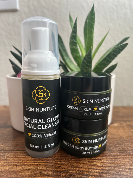 Organic skincare gift set