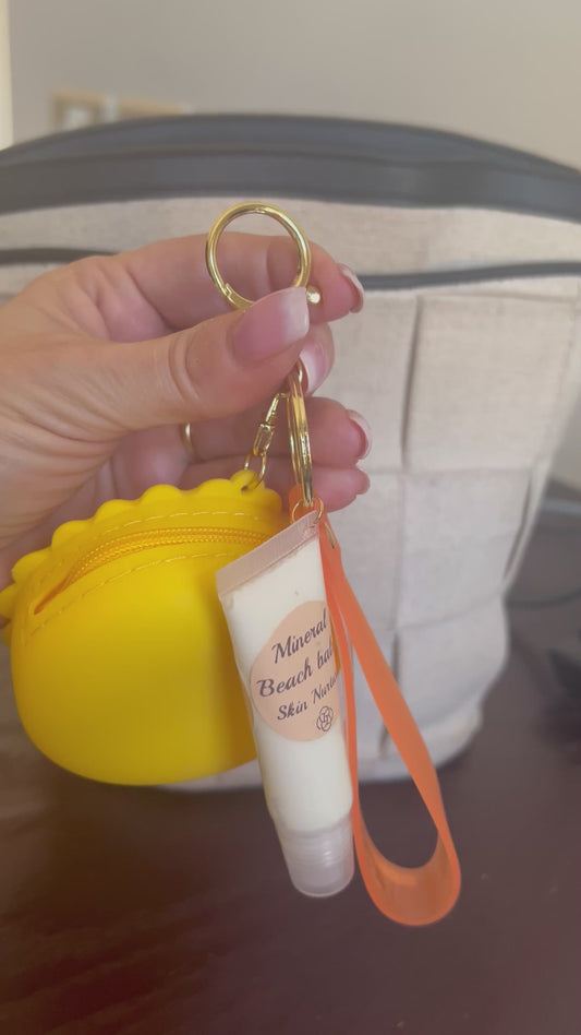 Natural Mineral Moisturising Beach Balm (SPF 35)with key holder